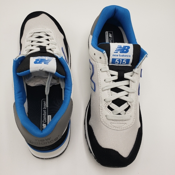 New Balance 515 Grey Blue Black Lifestyle Shoes - Picture 5 of 5